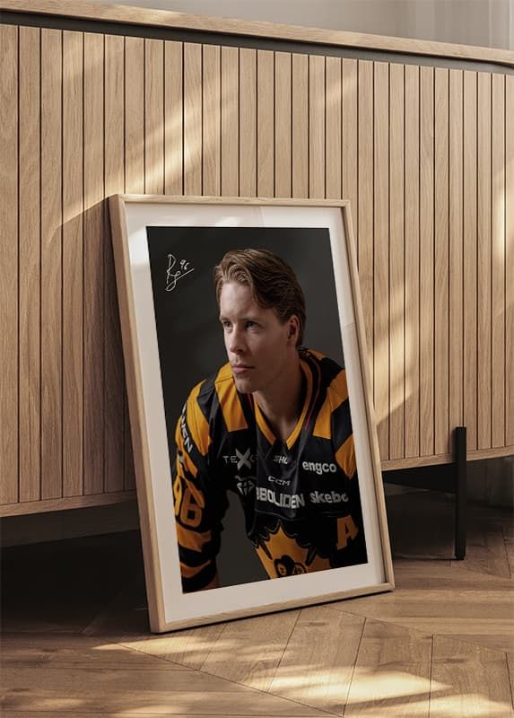 Poster Rickard Hugg #96 Skellefteå AIK 2024/2025 crossfade