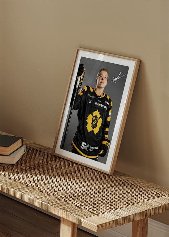 Poster Tyra Håkansson #8 Skellefteå AIK 2024/2025 crossfade