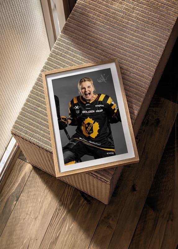 Poster Pernilla Forsgren #9 Skellefteå AIK 2024/2025 crossfade