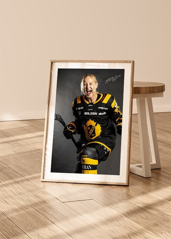 Poster Marah Wagner #11 Skellefteå AIK 2024/2025 crossfade