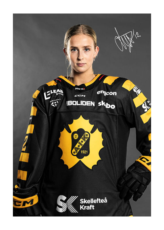 Poster Liv Jonsson #12 Skellefteå AIK 2024/2025
