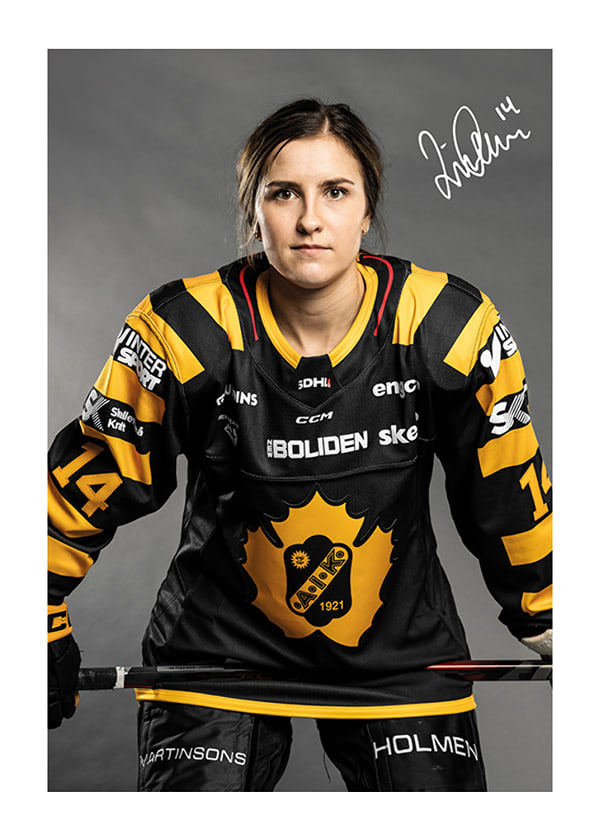 Poster Line Grahn #14 Skellefteå AIK 2024/2025