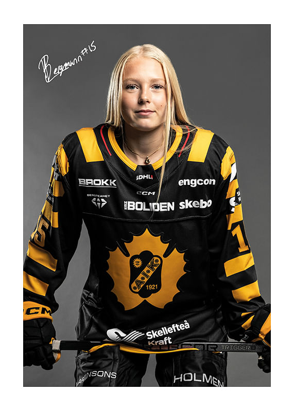 Poster Nikita Bergmann #15 Skellefteå AIK 2024/2025