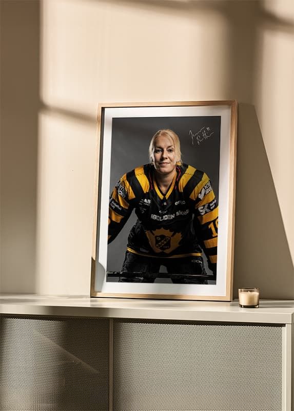 Poster Jenna Pirttijärvi #19 Skellefteå AIK 2024/2025 crossfade