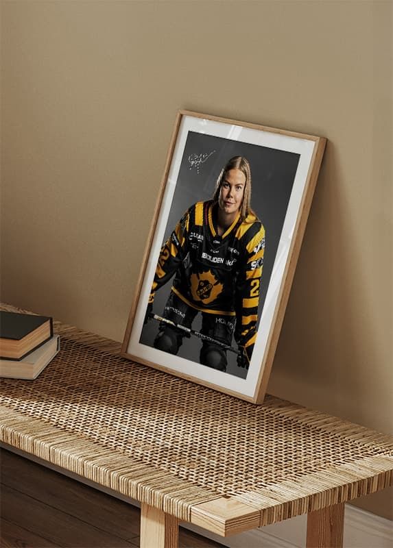 Poster Sini Karjalainen #22 Skellefteå AIK 2024/2025 crossfade