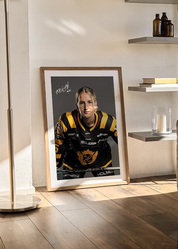 Poster Mikayla Lantto #25 Skellefteå AIK 2024/2025 crossfade