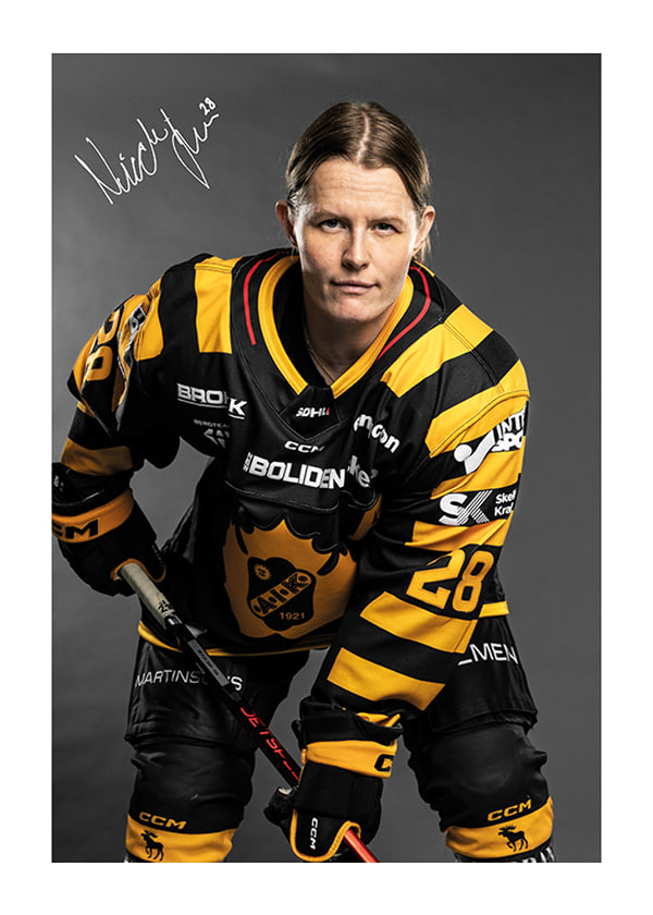 Poster Nicoline Söndergaard Jensen #28 Skellefteå AIK 2024/2025