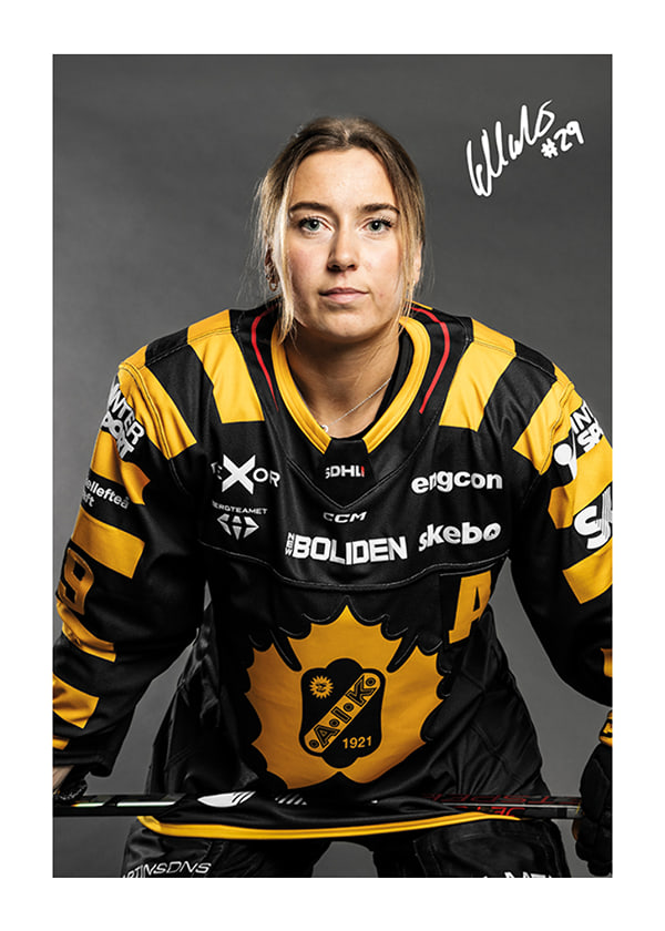 Poster Ellen Lövgren #29 Skellefteå AIK 2024/2025