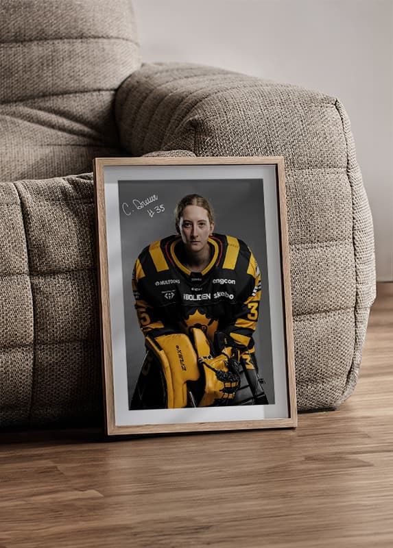 Poster Camryn Drever #35 Skellefteå AIK 2024/2025 crossfade