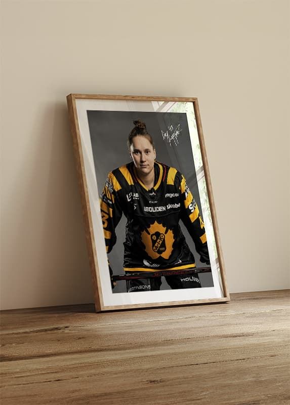 Poster Aino Karppinen #43 Skellefteå AIK 2024/2025 crossfade