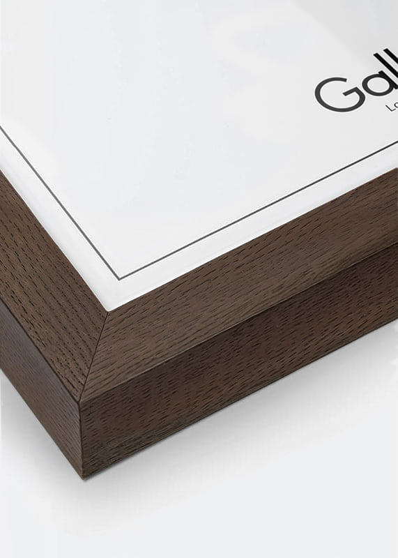 Picture frame Wood Walnut crossfade