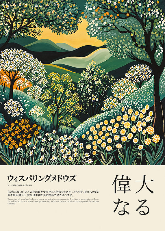 Poster Whispering Meadows