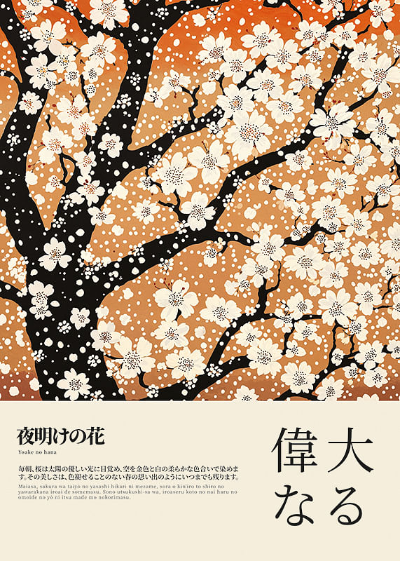 Poster Petals In Harmony