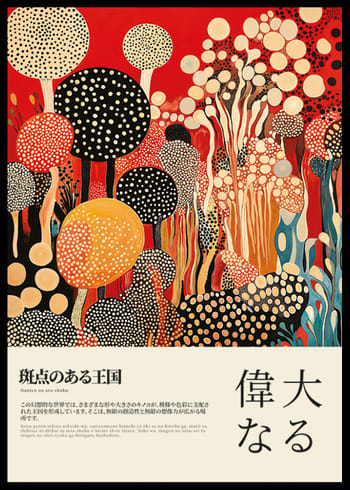 Juliste Mystical Mushrooms