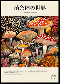 Colorful mushrooms create a magical world of shape and pattern-0
