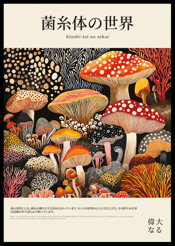 Colorful mushrooms create a magical world of shape and pattern-12