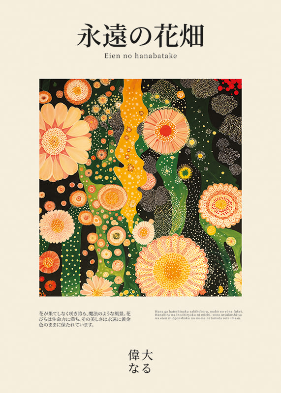 Een bloemenpatroon weeft magie in kleuren en vormen-12