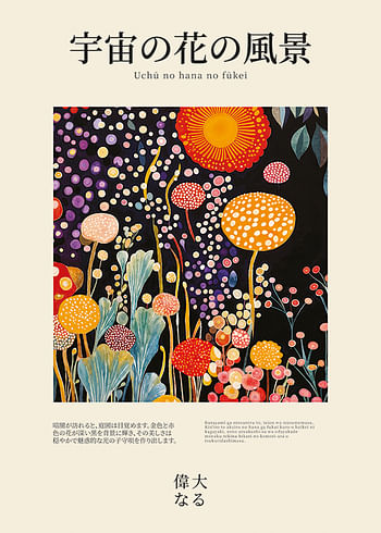 Poszter Galactic Garden