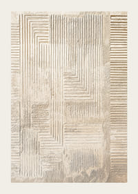 A harmonious blend of lines and textures in soft earth tones-3