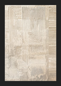 A harmonious blend of lines and textures in soft earth tones-5