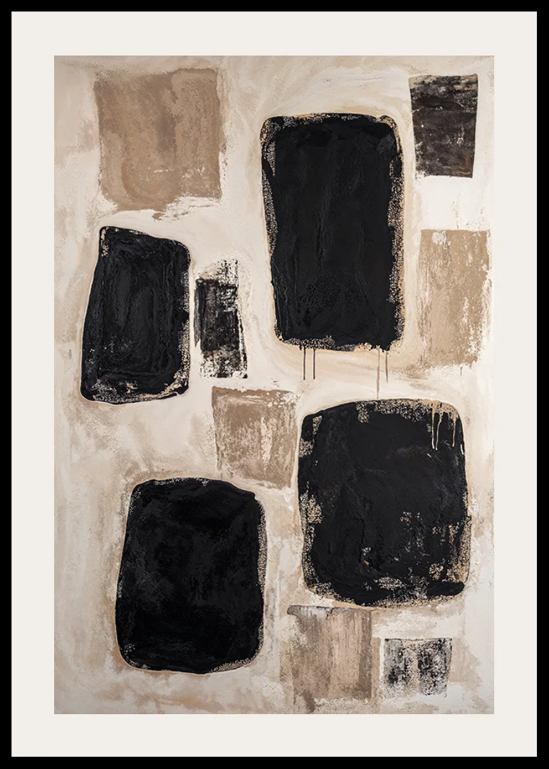 Mysterious shapes in earthy tones create a calm expression-12