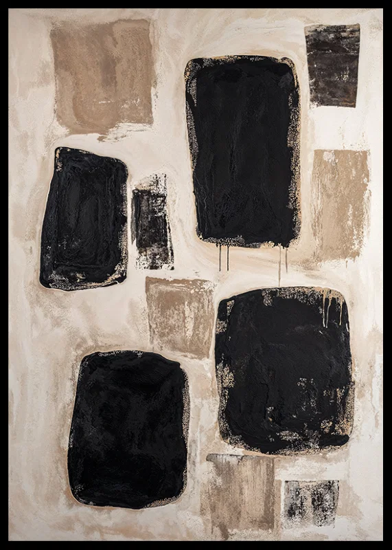 Mysterious shapes in earthy tones create a calm expression-12