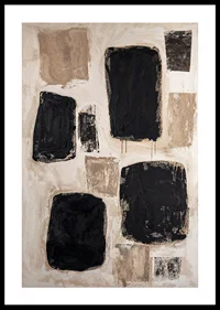 Mysterious shapes in earthy tones create a calm expression-0