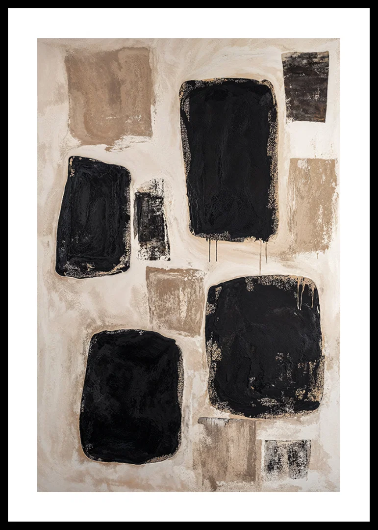 Mysterious shapes in earthy tones create a calm expression-12