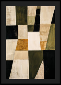 Et subtilt geometrisk mønster med naturlige jordfarger-4