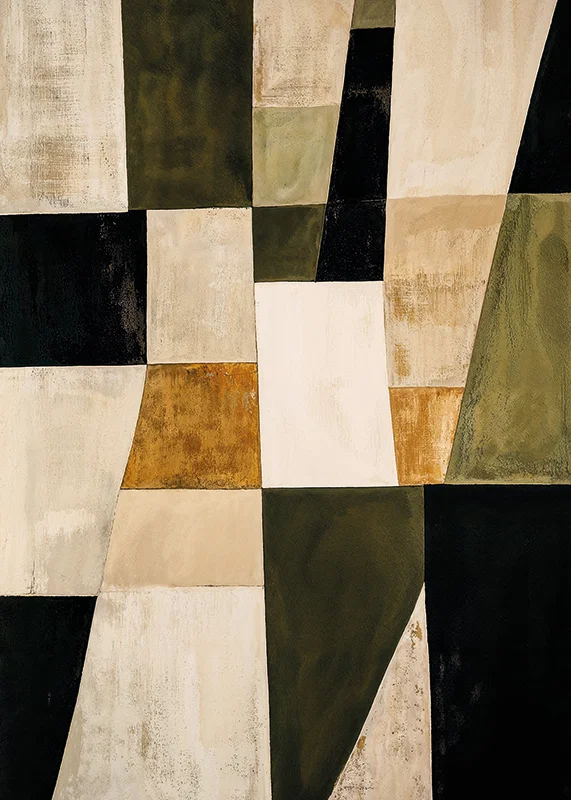 A subtle geometric pattern with natural earth tones-12