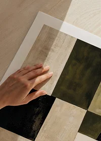 A subtle geometric pattern with natural earth tones-9
