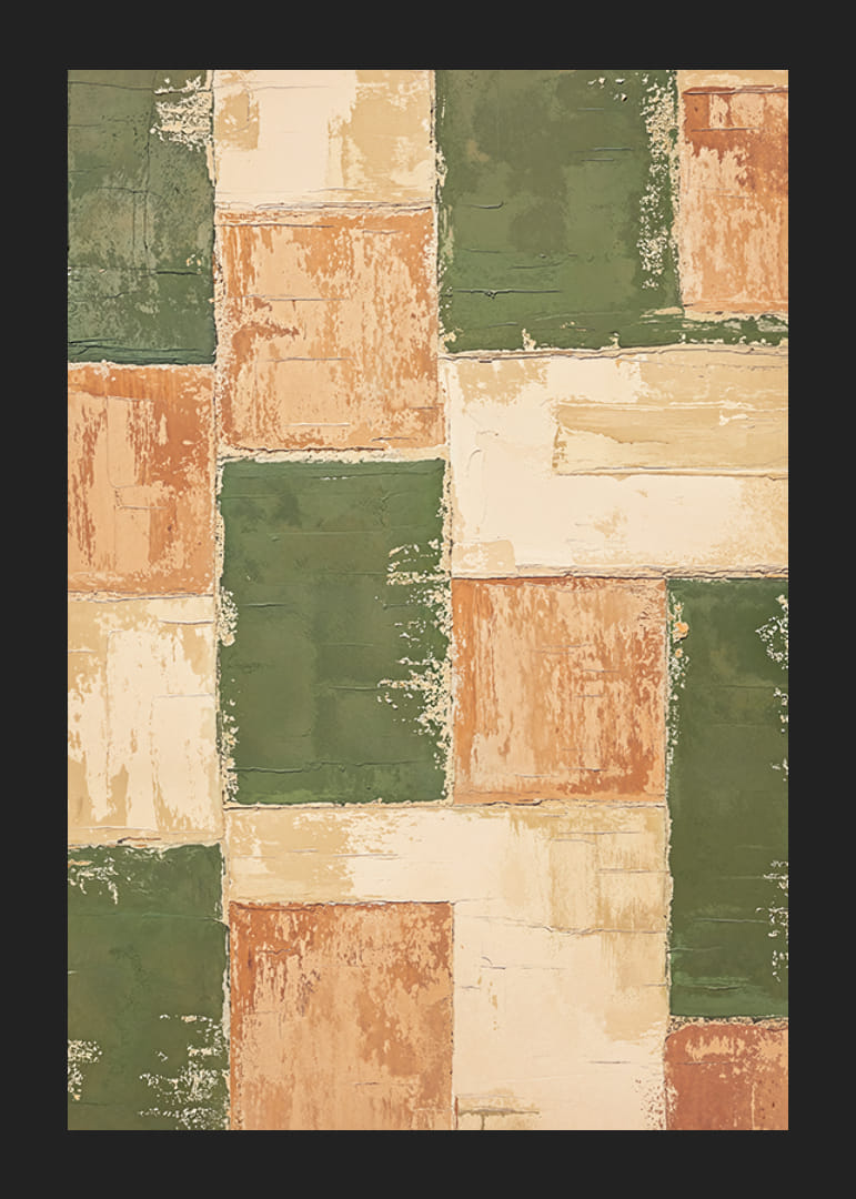 A földes tónusú színes blokkok meleg hangulatot teremtenek-12