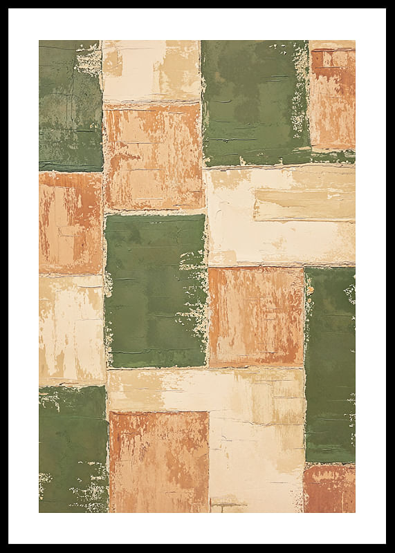 Color blocks in earthy tones create a warm atmosphere-12