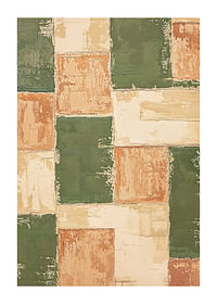 Color blocks in earthy tones create a warm atmosphere-1