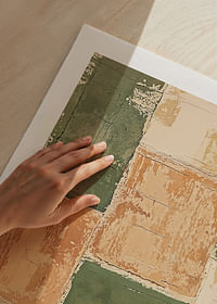 Color blocks in earthy tones create a warm atmosphere-5