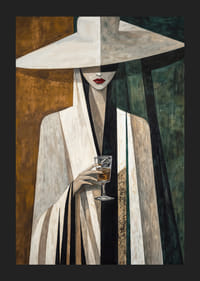 An elegant silhouette with mystery and purity of style-5