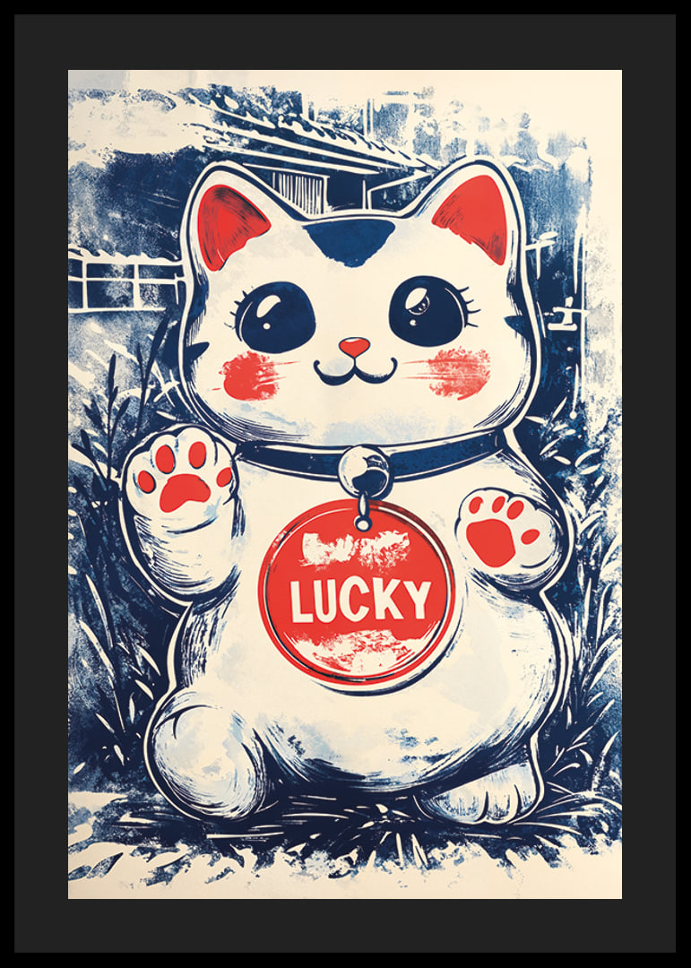 Charming and playful lucky cat that spreads joy-12