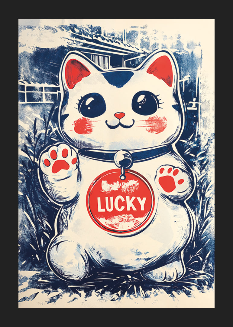 Charming and playful lucky cat that spreads joy-12
