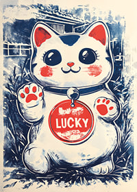 Charming and playful lucky cat that spreads joy-7