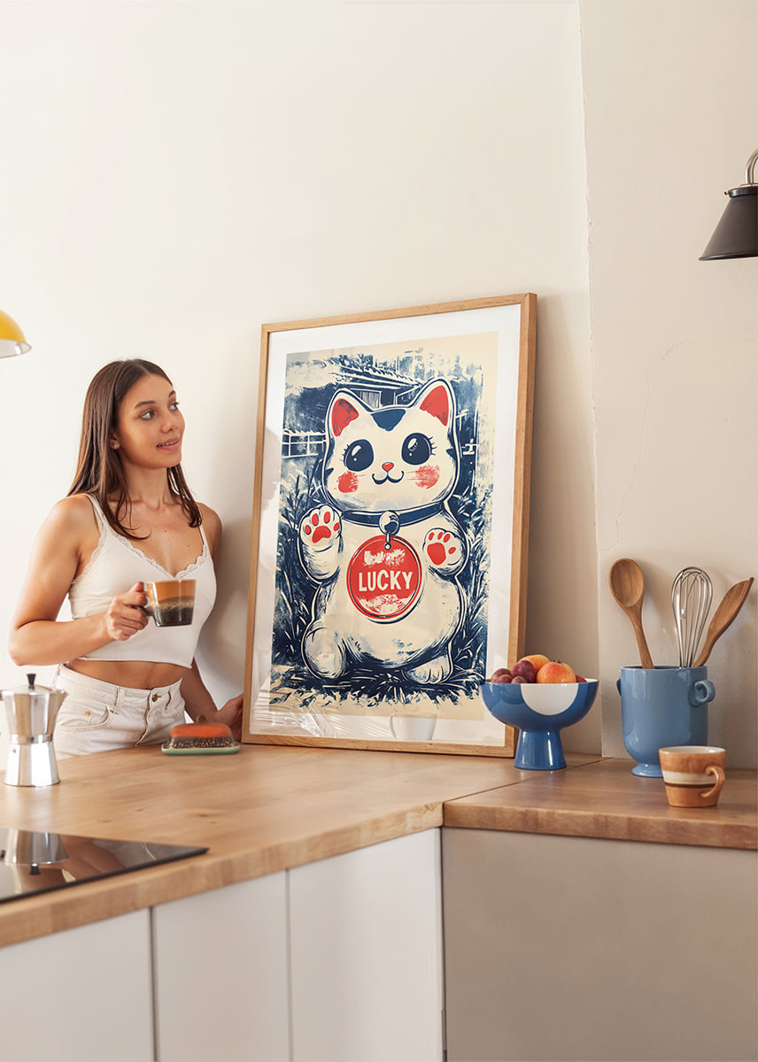 Charming and playful lucky cat that spreads joy-12
