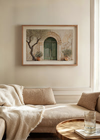 A green door embedded in the charm and timeless beauty of the Mediterranean-8