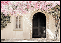 Mjuk ro under blommande rosa skydd-6