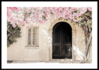 Mjuk ro under blommande rosa skydd-0