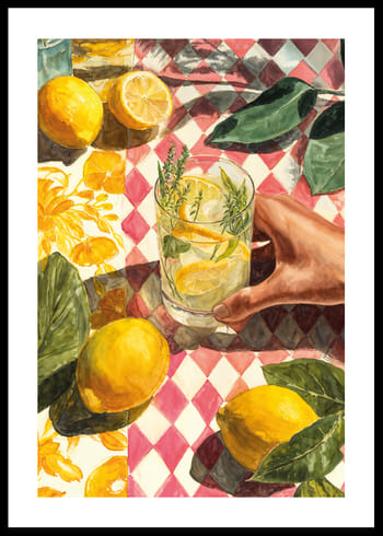 Poster Sunlit Citrus Refreshment