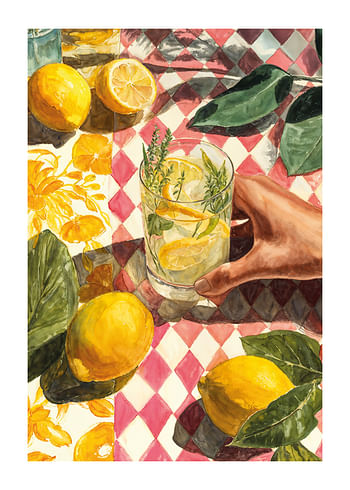 Poster Sunlit Citrus Refreshment