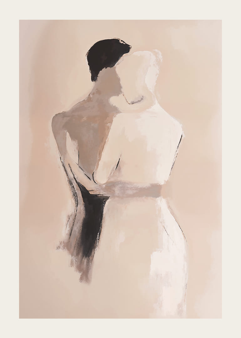 Two silhouettes embraced in a moment of timeless beauty-12