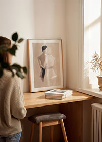 Two silhouettes embraced in a moment of timeless beauty-8
