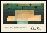 Das Firmament über dem Tempel von Paul Klee-0