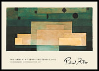 Firmamentul deasupra templului de Paul Klee-0