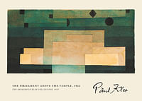 Firmamentul deasupra templului de Paul Klee-1